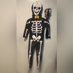 Skeleton Costume Medium 10/12 Boys or Girls